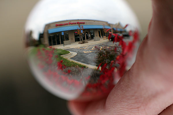 Overland Photo Supply in a lensball